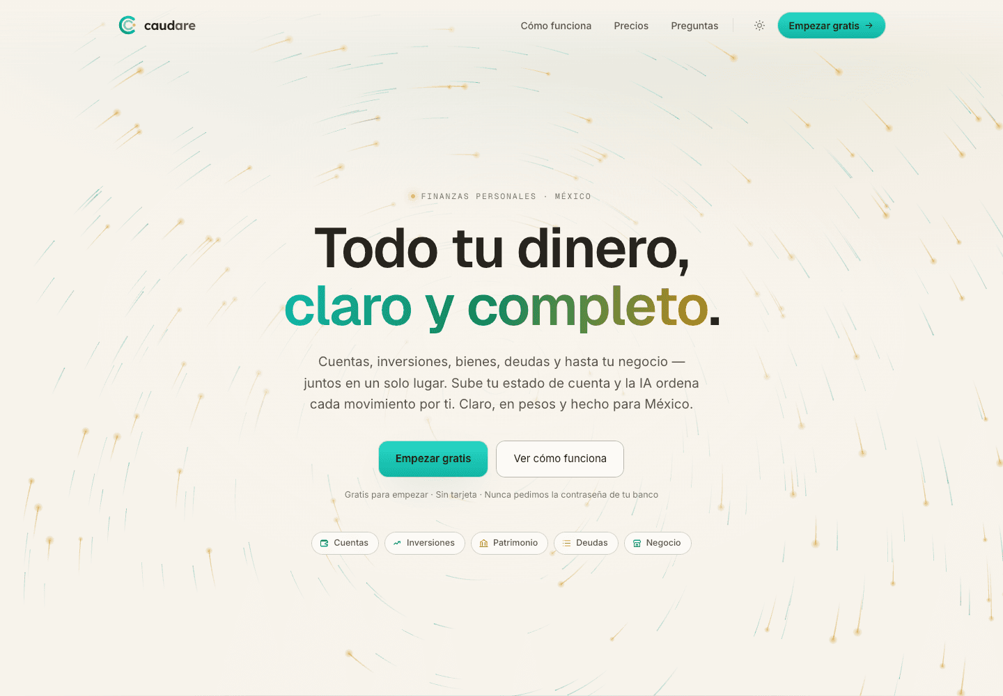 Caudare — Tu caudal, claro.
